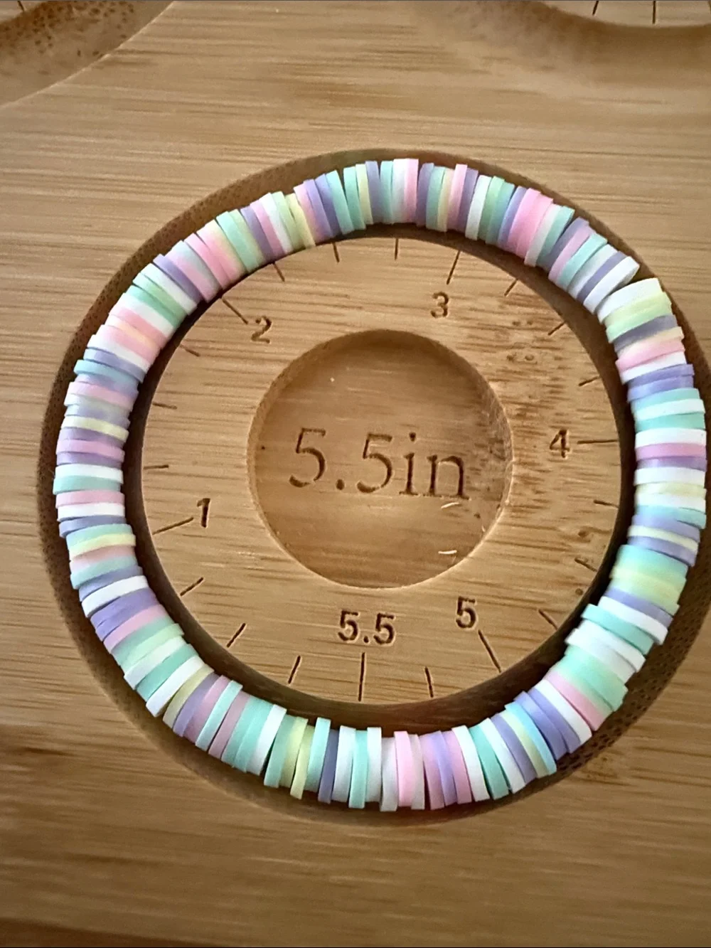 Kids Pastel Bead Stretch Bracelet - Multicolor
